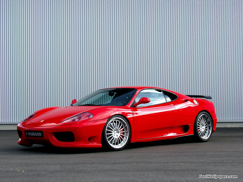 red ferrari sports car