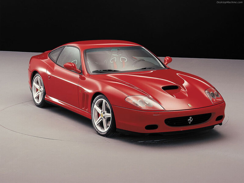 Red Ferrari sports car