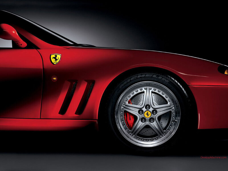 Red Ferrari sports car