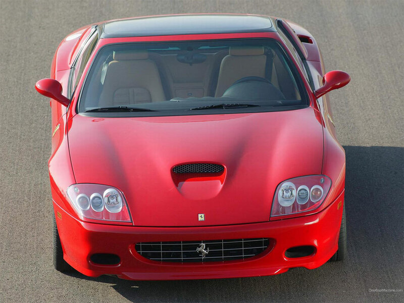 red ferrari sports car