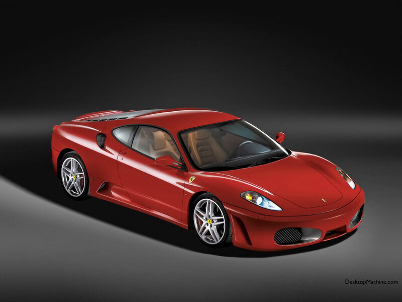 Red Ferrari sports car