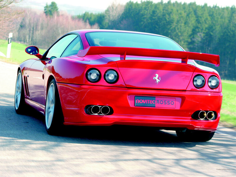 red ferrari sports car