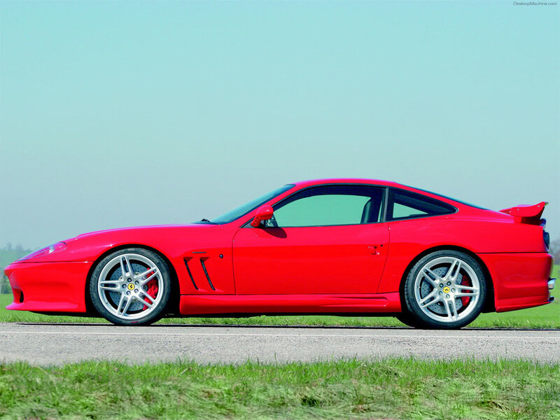 red ferrari sports car