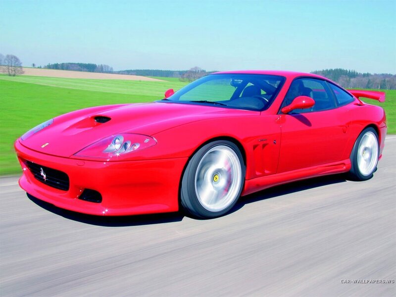 red ferrari sports car