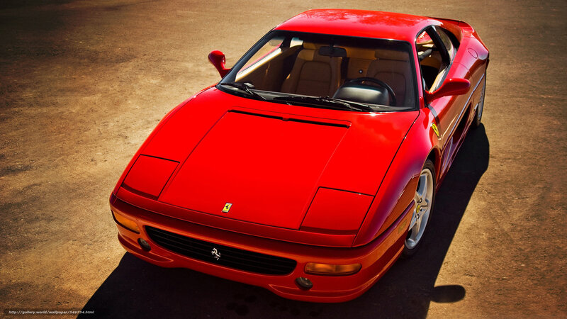 Red Ferrari sports car