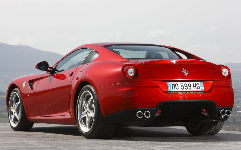 Red Ferrari sports car