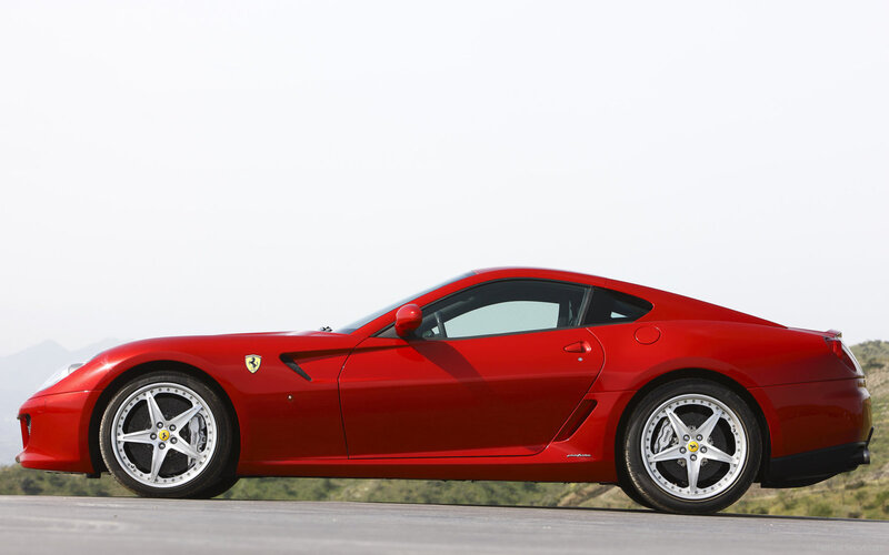 Red Ferrari sports car