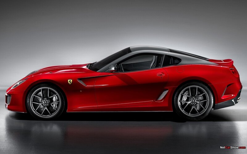 red ferrari sports car