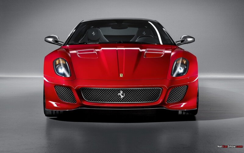 Red Ferrari sports car