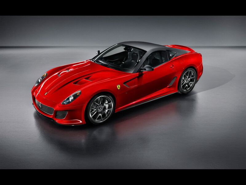 Red Ferrari sports car
