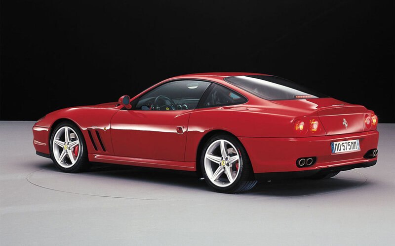 Red Ferrari sports car