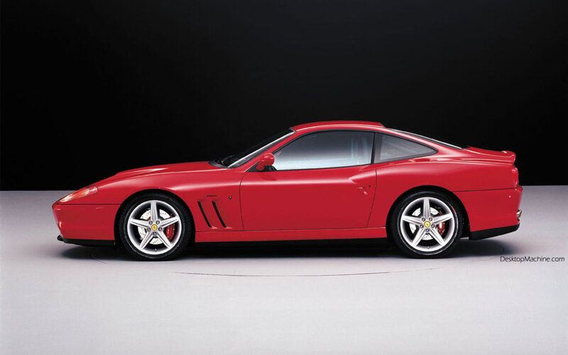red ferrari sports car