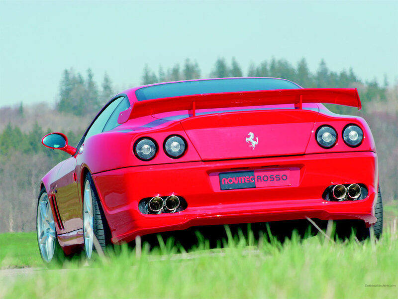 red ferrari sports car