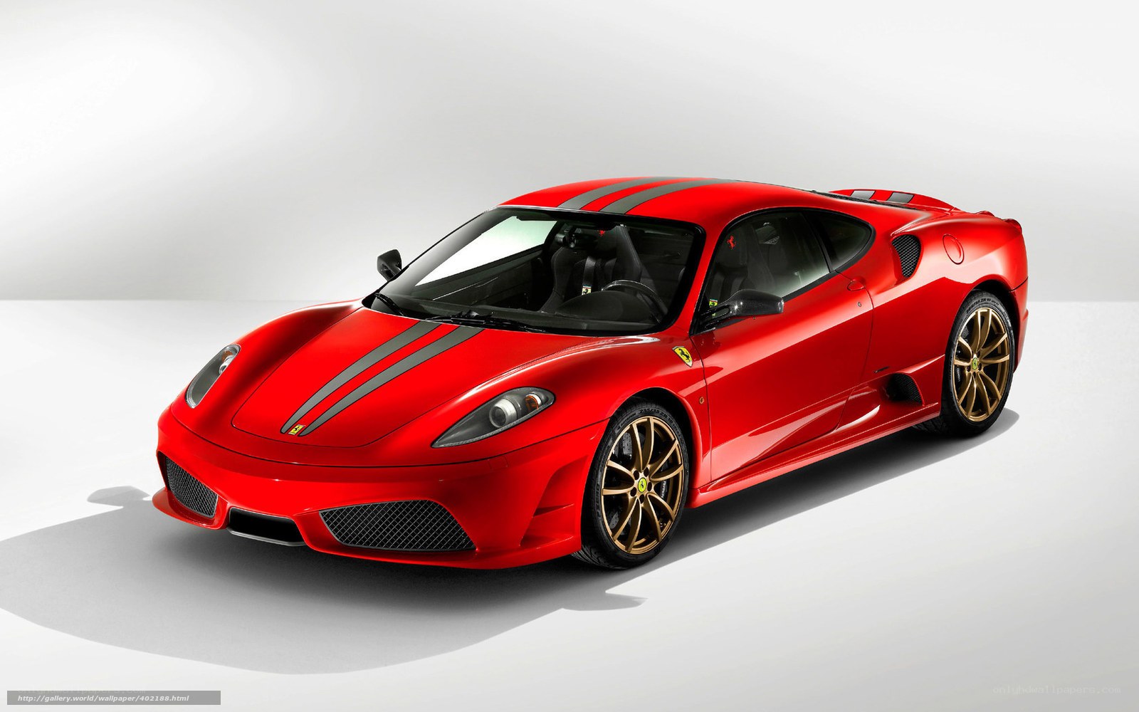 Red Ferrari sports car