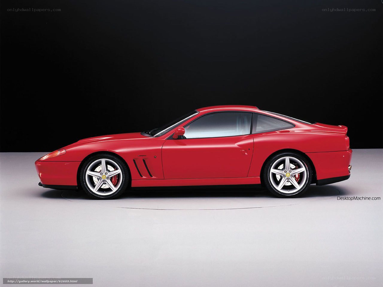 Red Ferrari sports car