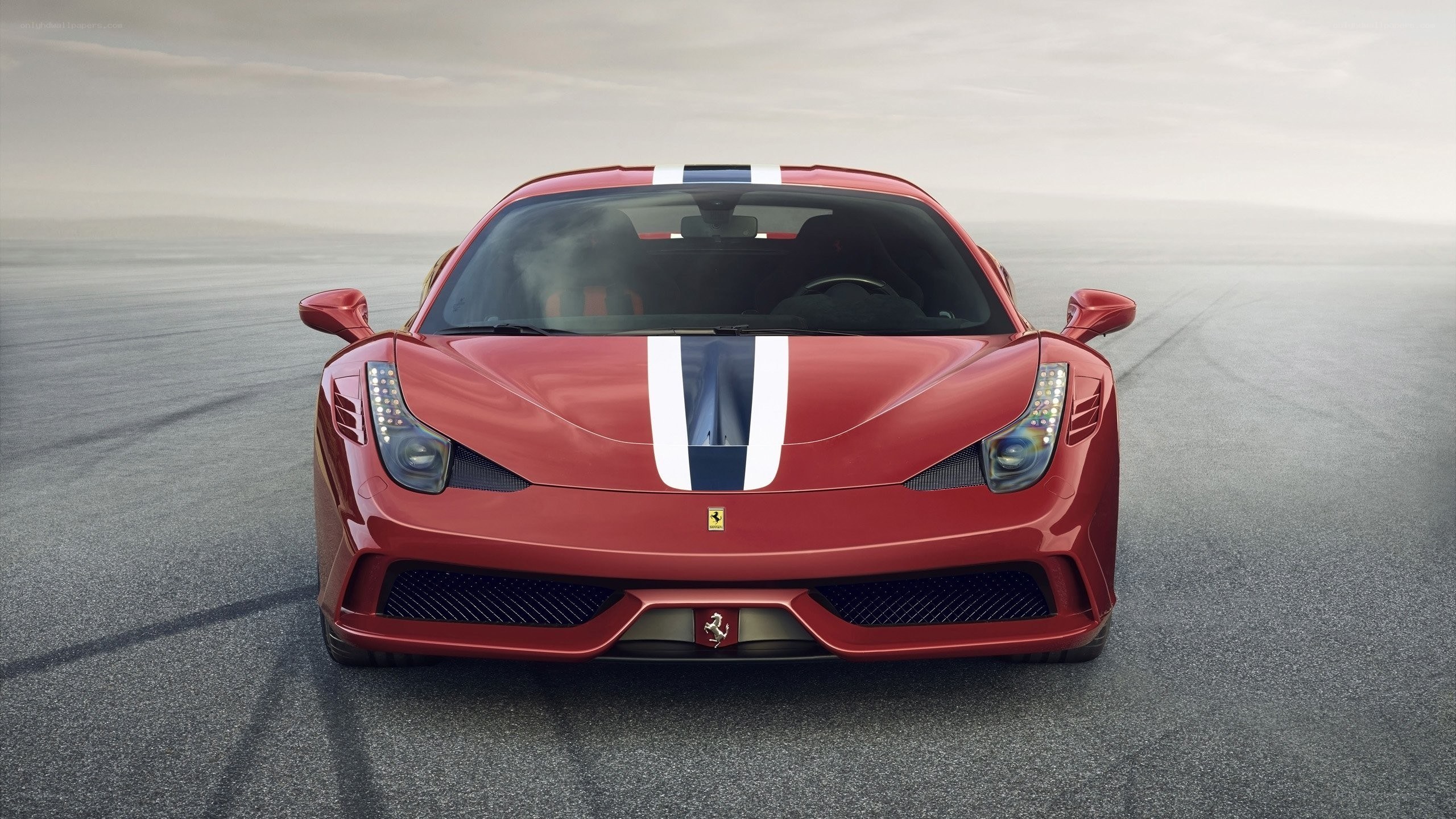 Red Ferrari sports car