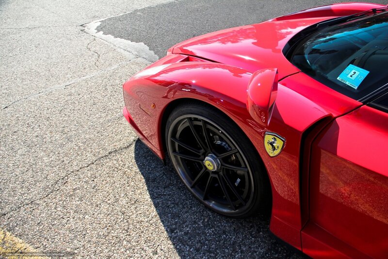 Red Ferrari Sports Car — Dramatic, Afternoon, Photograph, Car Wheel