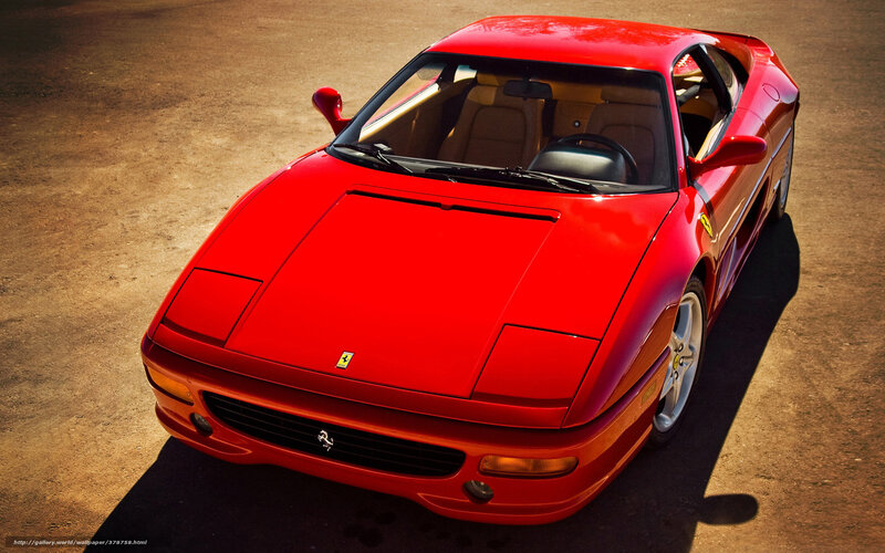 Red Ferrari Sports Car — Dramatic, Afternoon, Photograph, Road