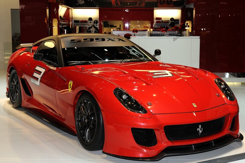 Red Ferrari Sports Car — Dramatic, Photograph, Race Number