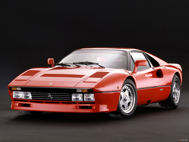 Red Ferrari Sports Car — Dramatic, Photograph, Windshield