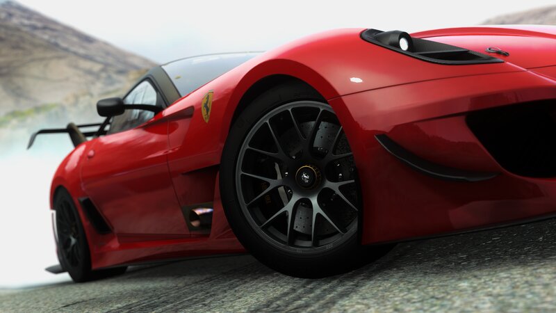 Red Ferrari Sports Car — Dynamic, 3d Render, Tire