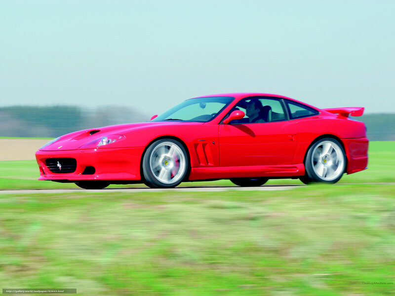 Red Ferrari Sports Car — Dynamic, Afternoon, Photograph, Driver