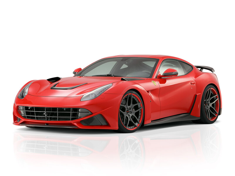 Red Ferrari Sports Car — Dynamic, Photograph, Wheels, Tire
