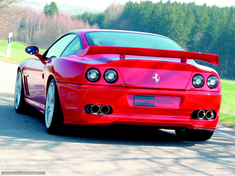 Red Ferrari Sports Car — Dynamic, Spring