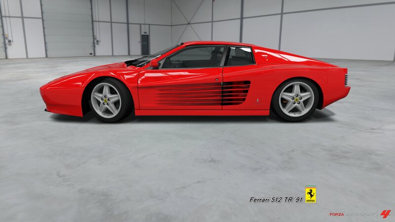 Red Ferrari Sports Car — Neutral, 3d Render, Garage, Text