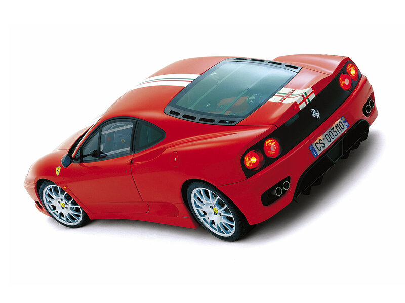 Red Ferrari Sports Car — Neutral, Photograph, Wheels, Exhaust
