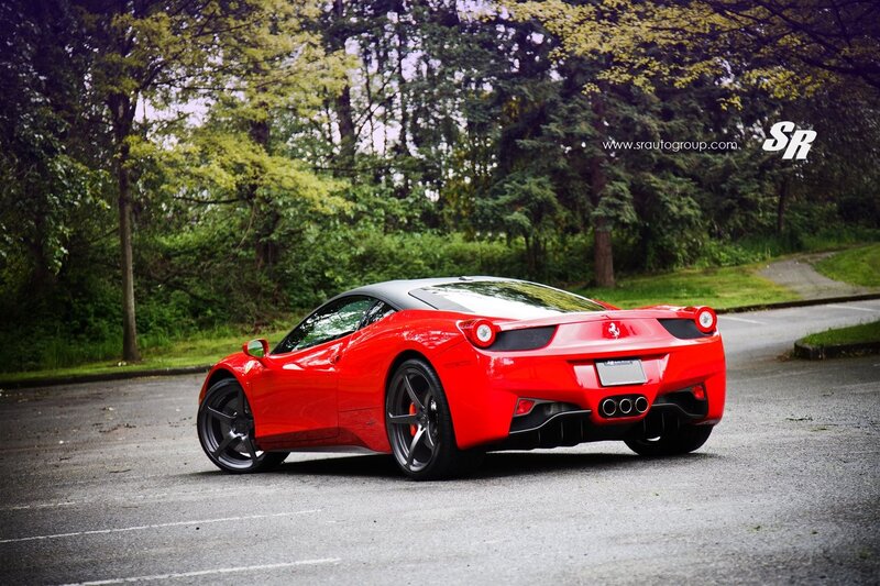 Red Ferrari Sports Car — Serene, Spring