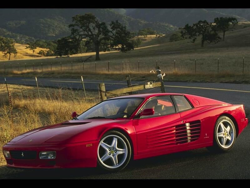 Red Ferrari Sports Car — Serene