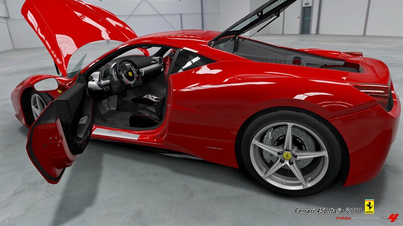 Red Ferrari Sports Car — Showcase