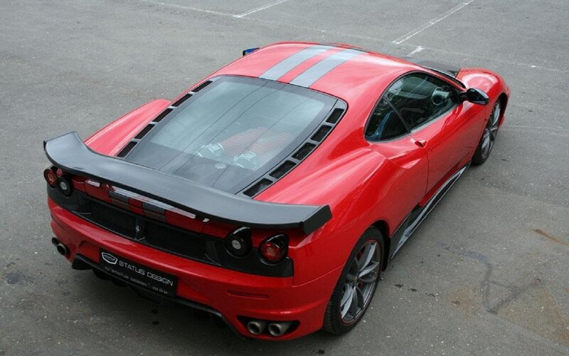 Red Ferrari Sports Car — Static, Photograph