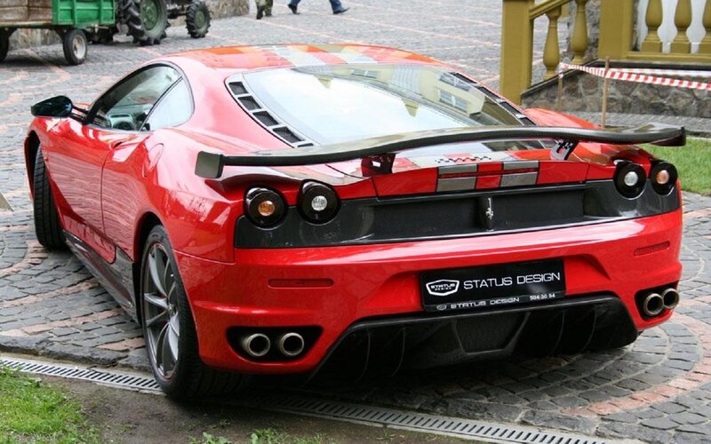 Red Ferrari Sports Car — Static