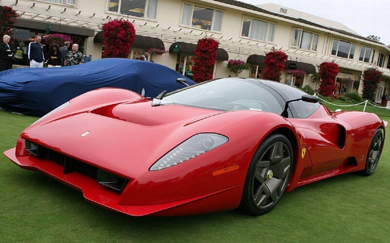 Red Ferrari Supercar — Calm