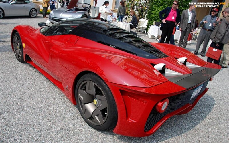 Red Ferrari Supercar — Outdoor