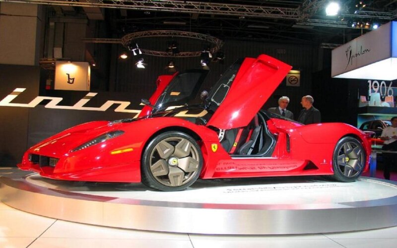 Red Ferrari Supercar — Showroom