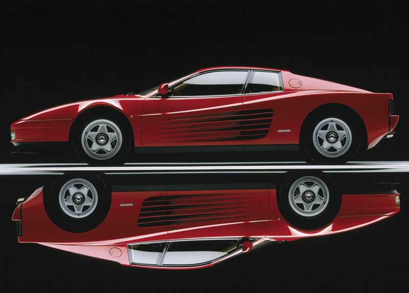 Red Ferrari Testarossa