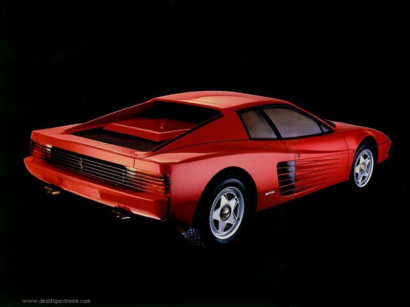 Red Ferrari Testarossa