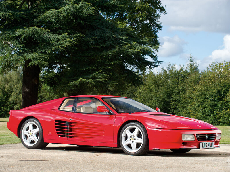 Red Ferrari Testarossa — Serene, Afternoon