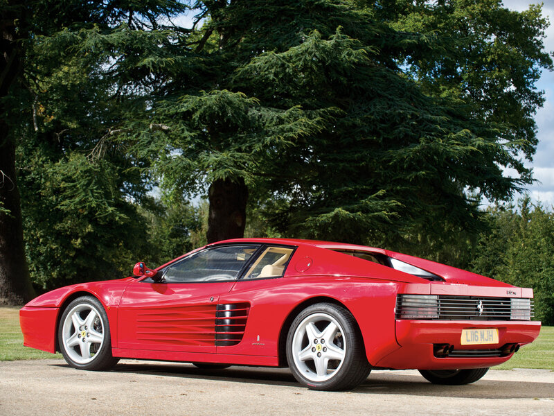 Red Ferrari Testarossa — Serene