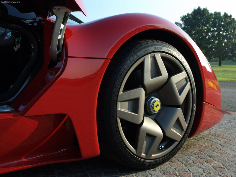 Red Ferrari Wheel — Calm