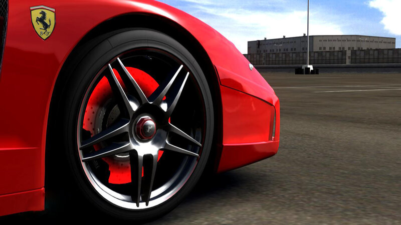 Red Ferrari Wheel — Dynamic