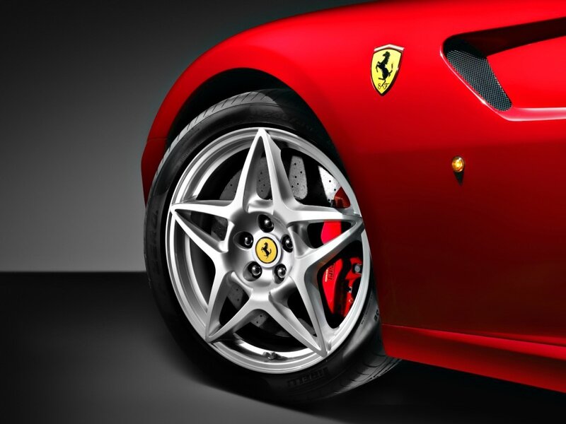 Red Ferrari Wheel