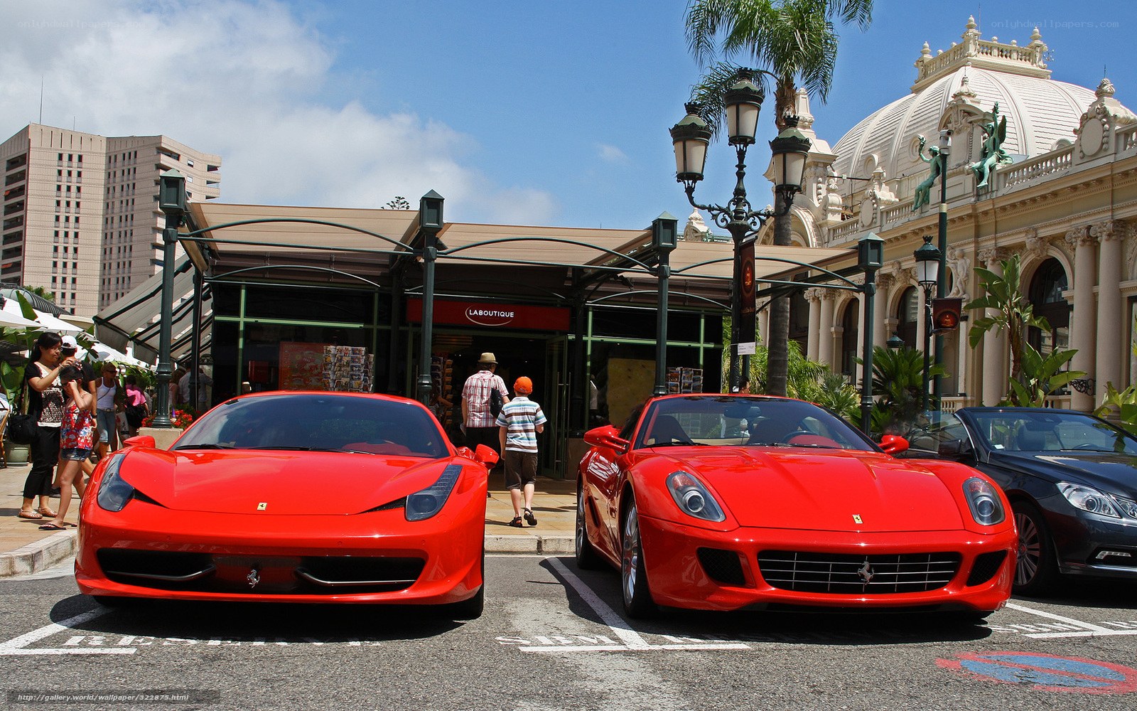 Red Ferraris in Monaco