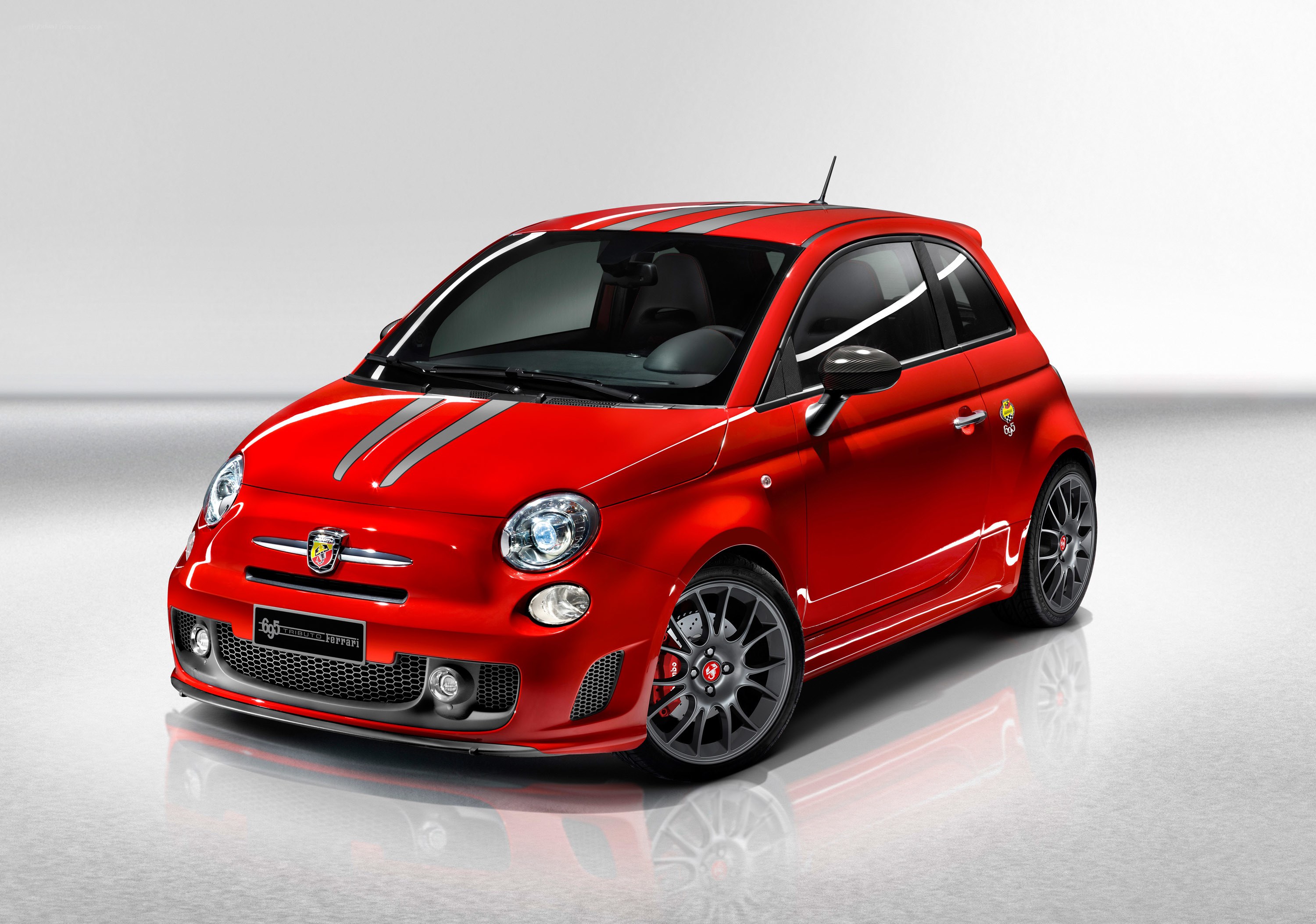 Red Fiat 500 Abarth