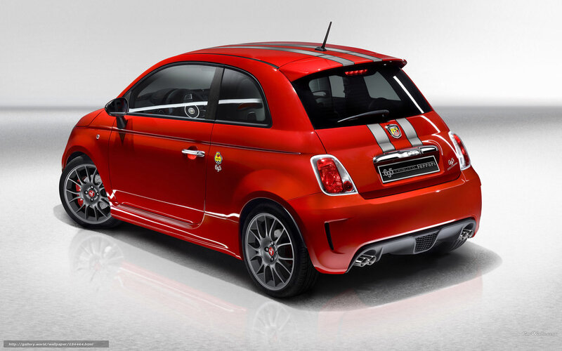 red fiat 500 abarth