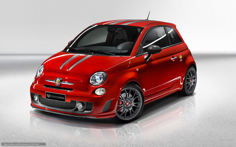 Red Fiat 500 Abarth