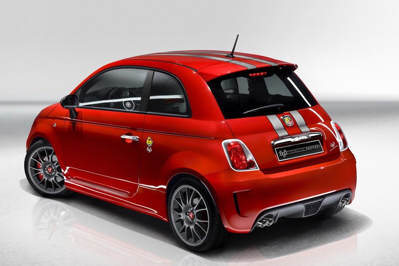 Red Fiat 500 Abarth Tribute
